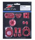 Kit Peças Anodizadas Billet Kit Zeta Crf 450R/Rx 17/20 - Vermelho