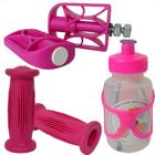 Kit Pedal Punho Garrafinha Infantil P/ Bicicletas do Aro 12