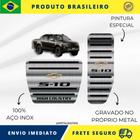 KIT Pedaleira de Carro 100% AÇO INOX modelo do carro Chevrolet S10 High Country 2015 Acima Envio Rápido Brasil