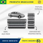 KIT Pedaleira de Carro 100% AÇO INOX modelo do carro Honda Civic G7 2000 Acima Envio Rápido Brasil