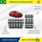 KIT Pedaleira de Carro 100% AÇO INOX modelo do carro Honda Civic Touring Aço Inox G10 2017 Acima Envio Rápido Brasil