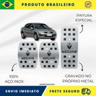 KIT Pedaleira de Carro 100% AÇO INOX modelo do carro Renault Megane 1998 acima serve com perfeição Premium Envio Rápido Brasil
