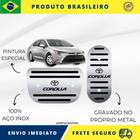 KIT Pedaleira de Carro 100% AÇO INOX modelo do carro Toyota Corolla At S F 2012 acima Envio Rápido Brasil