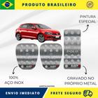 KIT Pedaleira de Carro 100% AÇO INOX modelo do carro Volkswagen Polo Mpi 2018 acima Envio Rápido Brasil