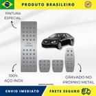 KIT Pedaleira de Carro E Descanso de PÉ 100% AÇO INOX modelo do carro Chevrolet Cruze Sport6 2011 Acima Envio Rápido Brasil