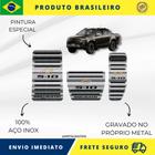 KIT Pedaleira de Carro E Descanso de PÉ 100% AÇO INOX modelo do carro Chevrolet S10 High Country 2015 Acima Envio Rápido Brasil