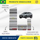 KIT Pedaleira de Carro E Descanso de PÉ 100% AÇO INOX modelo do carro Chevrolet Tracker Turbo 2022 Acima Envio Rápido Brasil
