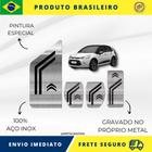 KIT Pedaleira de Carro E Descanso de PÉ 100% AÇO INOX modelo do carro Citroen C3 2003 Acima Envio Rápido Brasil