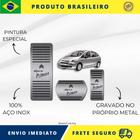 KIT Pedaleira de Carro E Descanso de PÉ 100% AÇO INOX modelo do carro Citroen Xsara Picasso 2001 Acima Envio Rápido Brasil