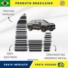 KIT Pedaleira de Carro E Descanso de PÉ 100% AÇO INOX modelo do carro Fiat Fastback 2022 acima Envio Rápido Brasil