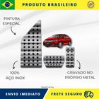 KIT Pedaleira de Carro E Descanso de PÉ 100% AÇO INOX modelo do carro Honda City 1981 Acima Envio Rápido Brasil