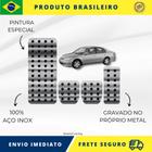 KIT Pedaleira de Carro E Descanso de PÉ 100% AÇO INOX modelo do carro Honda Civic G6 1996 acima Envio Rápido Brasil - Metal Racing