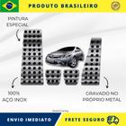 KIT Pedaleira de Carro E Descanso de PÉ 100% AÇO INOX modelo do carro Honda Civic Si 2006 acima Envio Rápido Brasil - Metal Racing