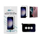 Kit Película 3D + Capa Transparente + Película de Câmera para Samsung Galaxy S23 ULTRA
