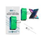 Kit Película 9D Cerâmica + Capa Transparente + Cabo USB Tipo C Samsung Galaxy A50/A30S