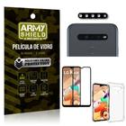 Kit Película de Câmera LG K41s + Película 3D + Capa Anti Impacto - Armyshield