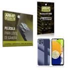 Kit Película de Camêra Samsung A03 + Película de Vidro 3D e Capinha Anti Shock - Armyshield