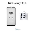 Kit Película de Vidro 3D + Película Câmera para Samsung Galaxy A15