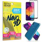 Kit Película Premium Nano 9D para Galaxy A50 + Capa Anti Impacto - Armyshield