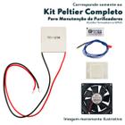 Kit Peltier 12706 Sensor NTC Cooler 12V Pasta Térmica 5g e Junta Adesiva Para de Purificador de Água - A12444401