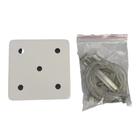 Kit Pendente Home LED Quadrado Branco Bronzearte