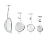 Kit Peneiras Coador De Cozinha Aço Inox 4 Peças - ALF