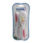 Kit Pente Kuka Soft 2 Peças Rosa Passarinho 7258