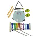 Kit Percussão Musicalização Infantil Custom Kids CKPK 4T