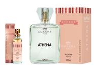 Kit Perfume Feminino Athena Amakha Paris 100Ml E 15Ml Bolsa