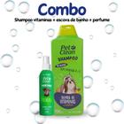 Kit Perfume Para Pets 120ml + Shampoo Pet Bomba de Vitaminas com 700ml