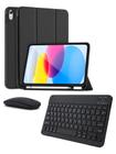 Kit Personalidado de Capa Smart, Teclado e Mouse Bluethooth Compatível Com IPad 10 Geração