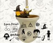 Kit Personalizado Harry Potter Cuia + Bomba + Enfeite - Mix Atacadista