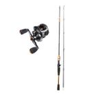 Kit Pesca Carretilha 18 rolamentos + Vara 1,65 metros 20 lb - VRS