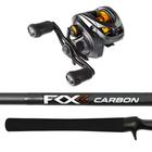 Kit Pesca Carretilha Marine Sports Zest Fox 7000 + Vara Fox C581MH 1,73m 12-25Lb