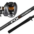 Kit Pesca Carretilha Zest Fox 7000 + Vara Fox C581M 1.73m 8-17 Lbs