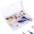 Kit Pesca Iscas Artificiais + Alicate + Estojo 101 Peças