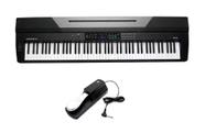 Kit Piano Arranjador Kurzweil KA70 88 Com Pedal Sustain