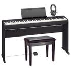 Kit Piano Digital Com Banco, Estante e Fone FRP2 ACR - Roland