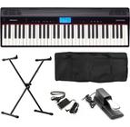 Kit Piano Digital Roland Go-61p 61 Teclas Bluetooh + Sustain