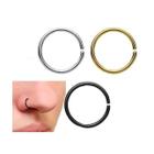 Kit Piercing Argola Nariz Septo Aço Inox Falso Fake Argola Nostril Combo 3 Unds