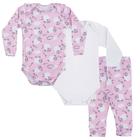 Kit Pijama Térmico 3 Peças Bebê Energy Thermo Dry Carneirinhos Rosa Everly