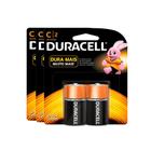 Kit Pilhas Alcalina Média C com 6 Unidades Duracell