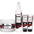 Kit pimenta negra 300g fluido gel serum dagua natural