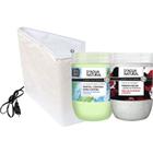 Kit pimenta negra gel crioterapia mento cinta térmica elétrica 220V