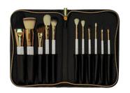 Kit Pincéis Maquiagem 11 Peças Completo Profissional Daymakeup Coleção Alessandro Alcantara