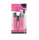 Kit Pincéis Maquiagem Macrilan KP3-1 Rosa/Roxo/Preto