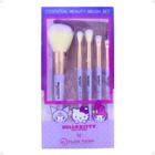 Kit Pincéis+Necessaire Hellokitty Essential Beauty Brush Set