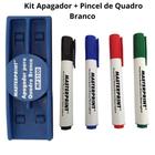 Kit Pincel + Apagador para Quadro Branco