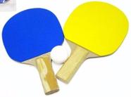 Kit Ping Pong 2 Raquetes 1 Bola Cores Variadas 0804 - Acate