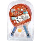 Kit Ping Pong Raquete Cabo Atomico 5 Peças Art Sport